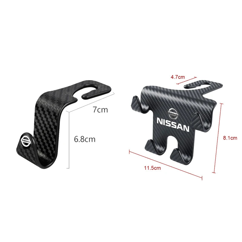 🪝 Car Back Seat Storage Hook & Phone Holder