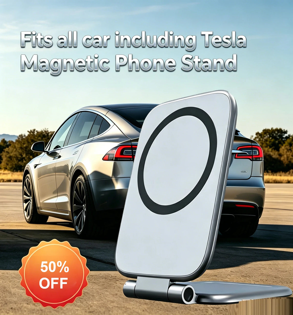 🚗 MagSafe Magnetic Car Phone Holder