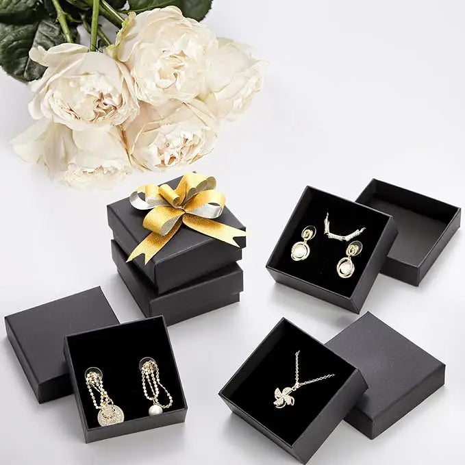 Black Square Jewelry Gift Box