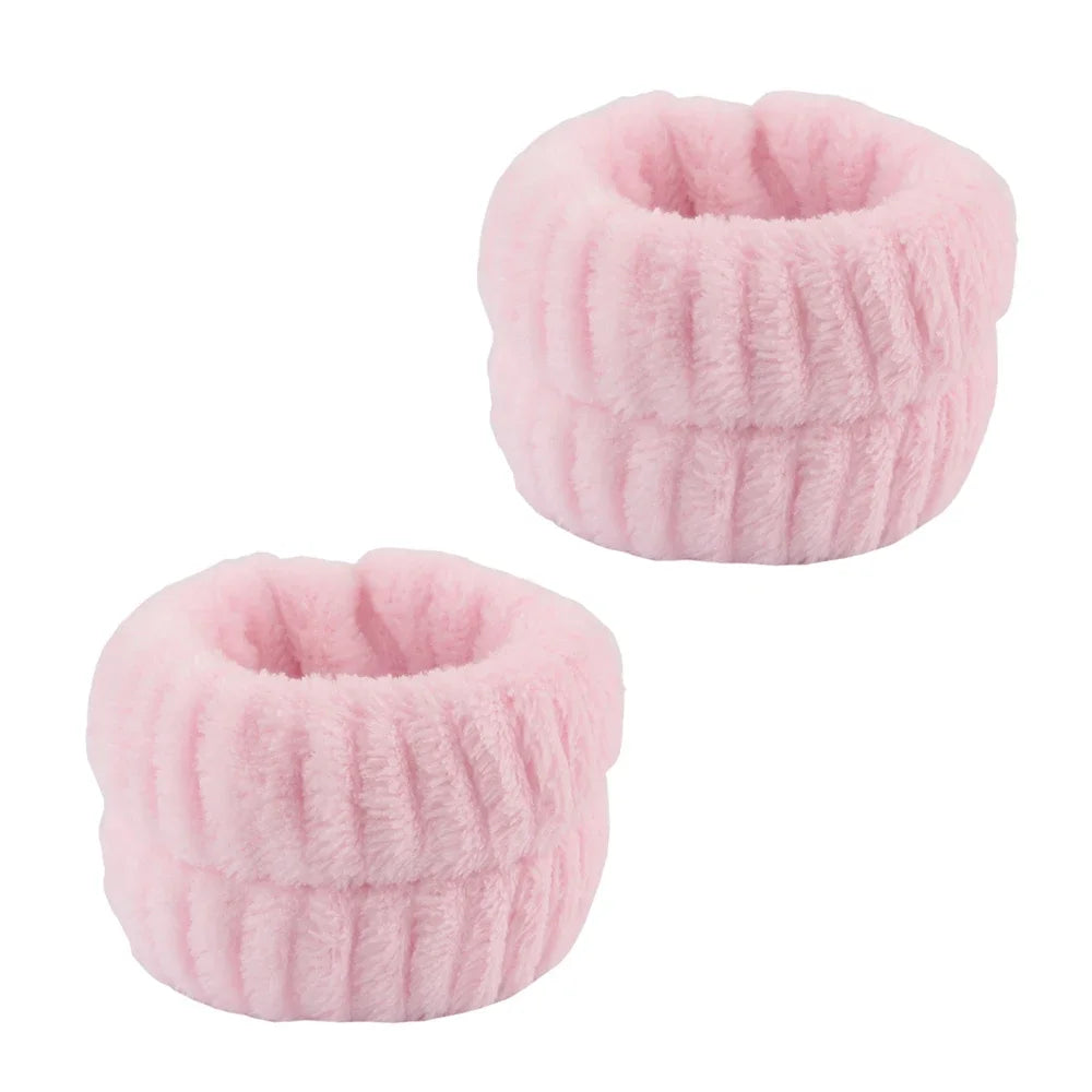 Spa Headband & Wristbands – 3 Pcs
