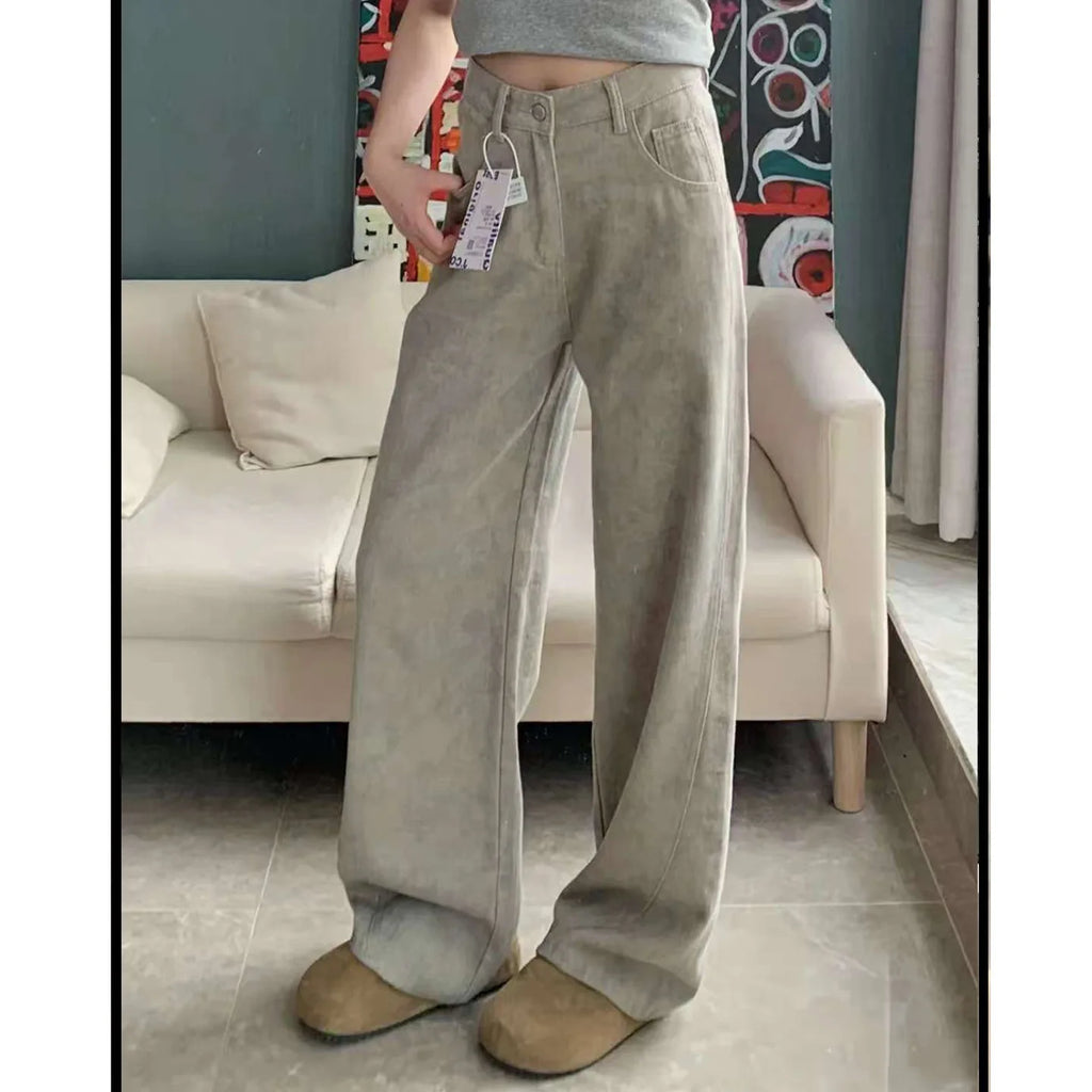Tie-Dye Wide-Leg Jeans