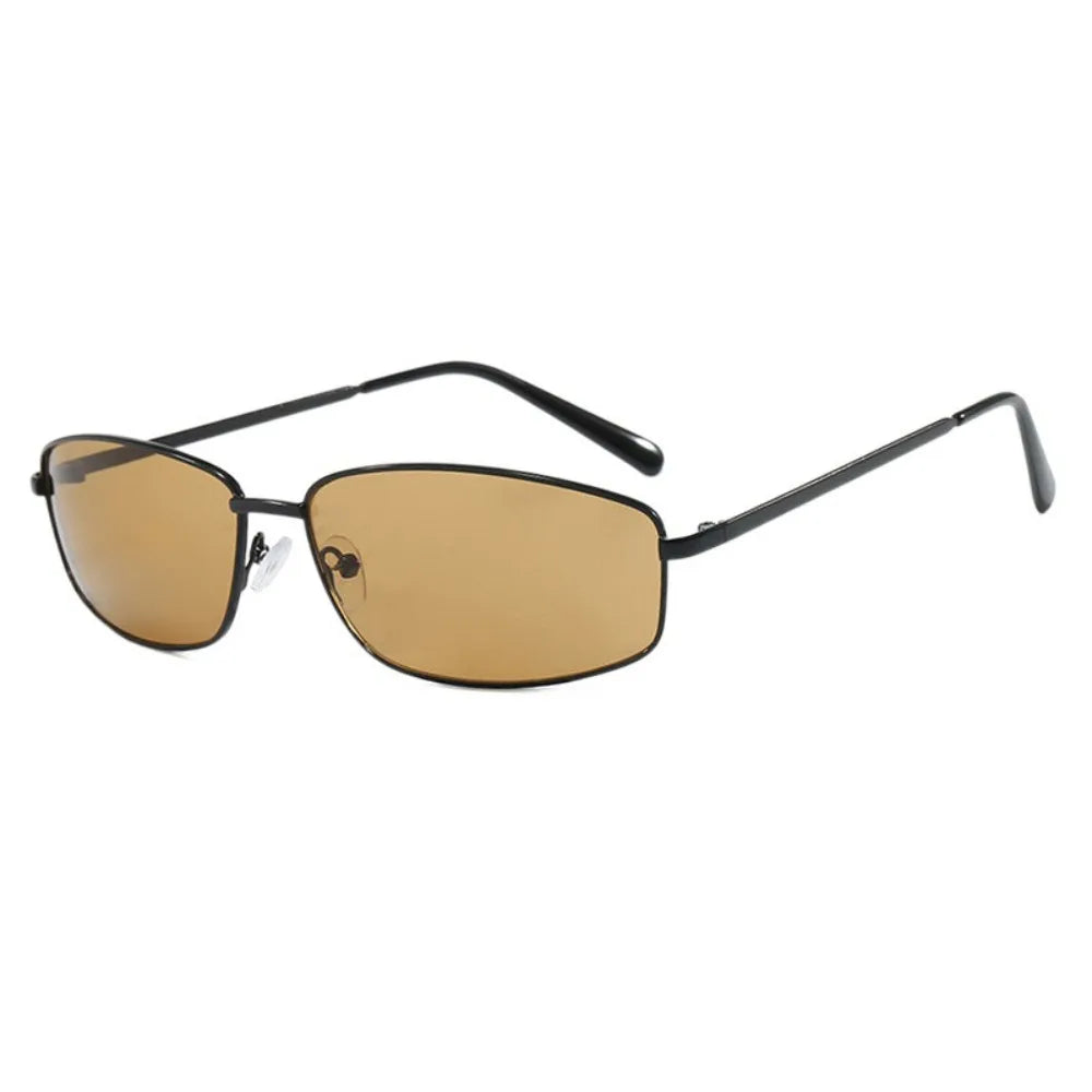 Metal Frame Square Sports Sunglasses
