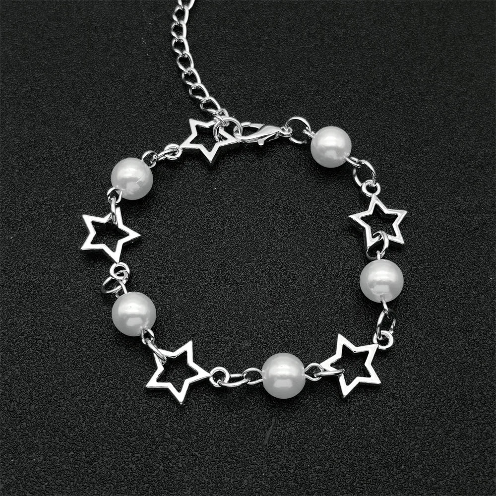 Y2K Star Charm Bracelet
