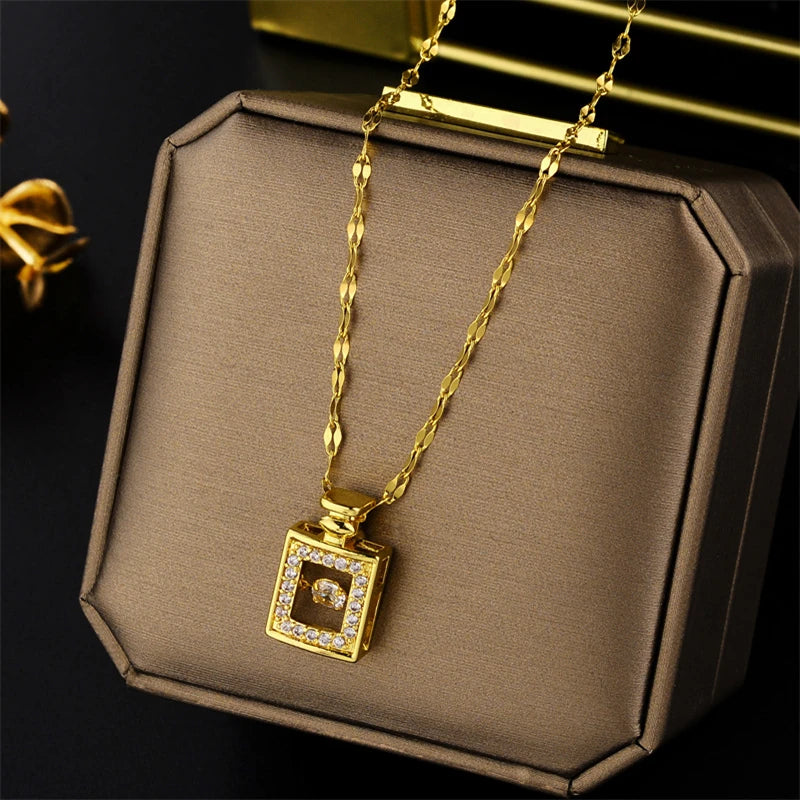 ✨ Light Luxury Zircon Crystal Necklace