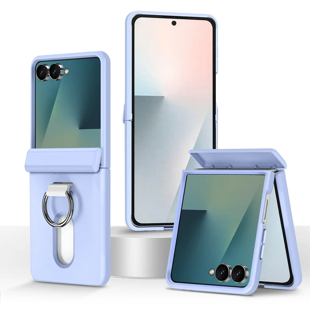 💳 Metal Ring Card Holder Case