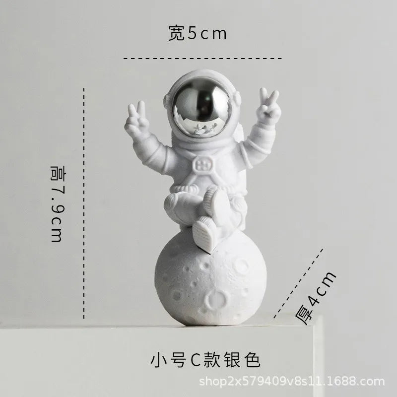 Resin Astronaut Desk Decor