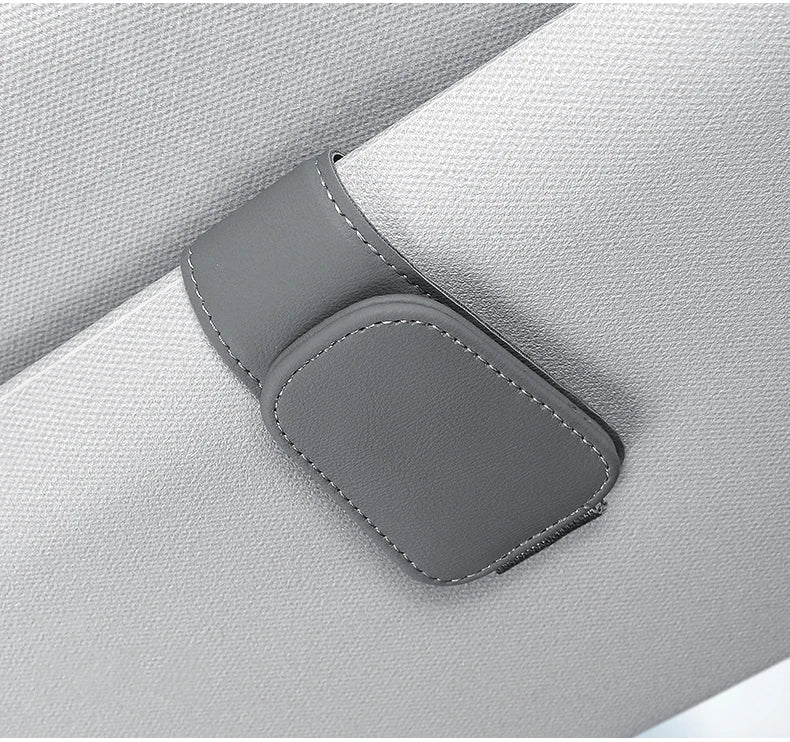 🚗 Car Sun Visor Glasses & Card Clip