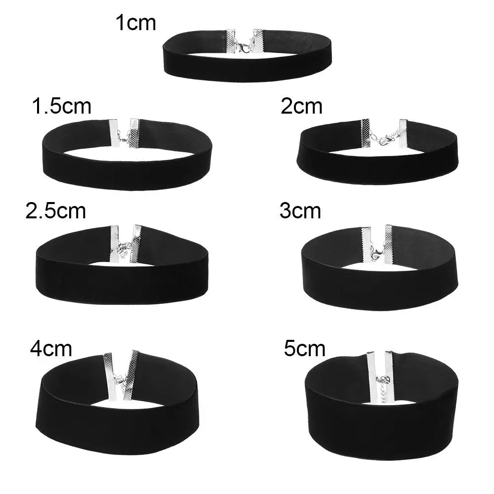 Gothic Velvet Ribbon Choker