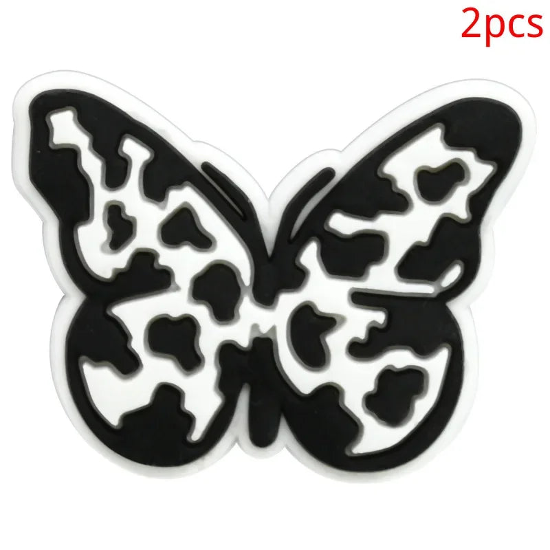 Leopard Print Shoe Buckle Charms