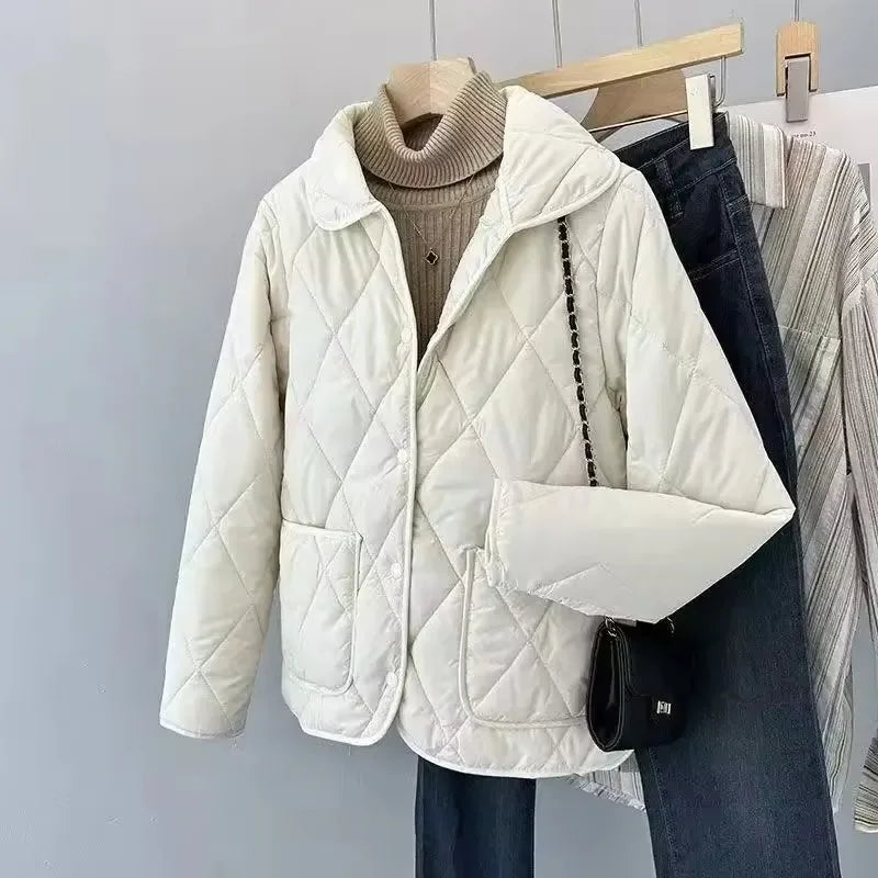 Women's Short Quilted Padded Jacket