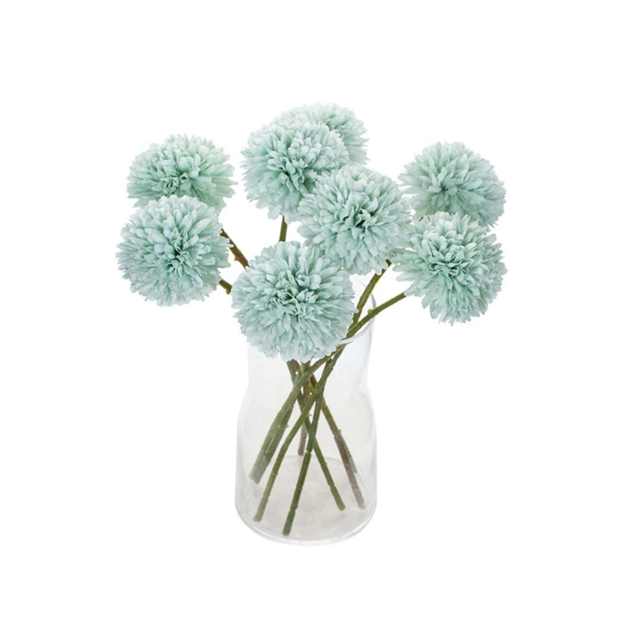 Silk Hydrangea Pompons