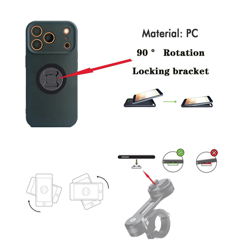 Motorcycle Mount Case for iPhone 17