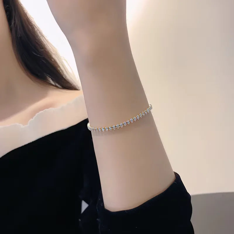 💠 Luxury Roman Crystal Rhinestone Bracelet