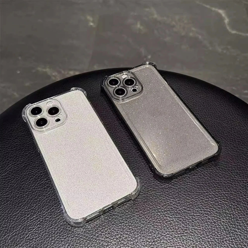 ✨ Glitter Bling Transparent Phone Case