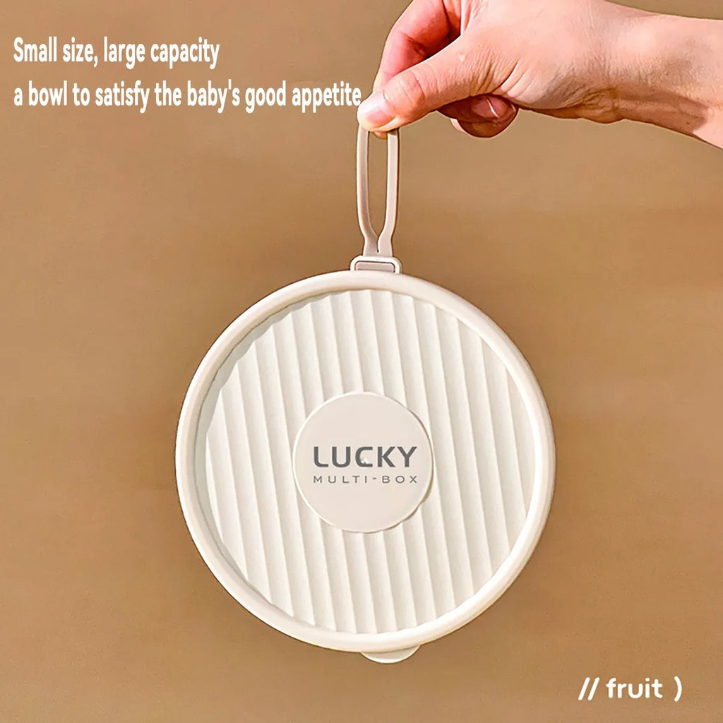 Stainless Steel Double-Layer Bento Box