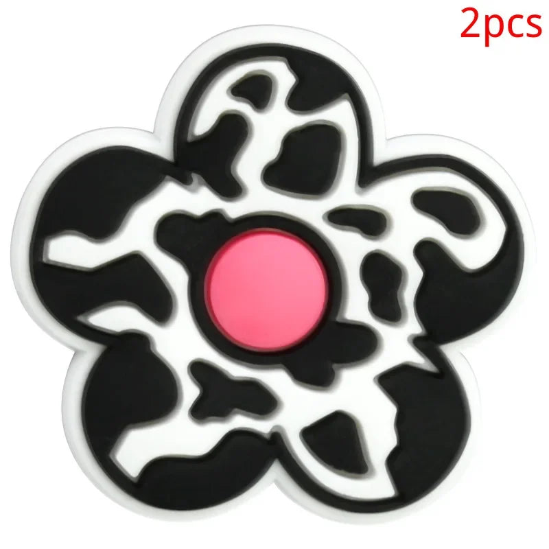 Leopard Print Shoe Buckle Charms