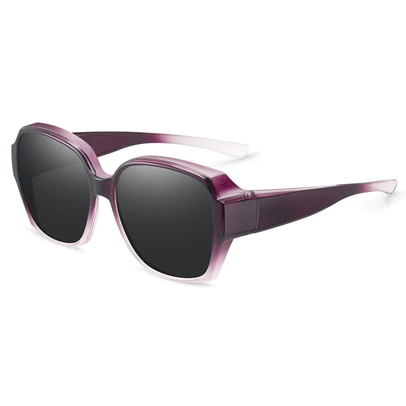 Fit-Over Polarized Wraparound Sunglasses