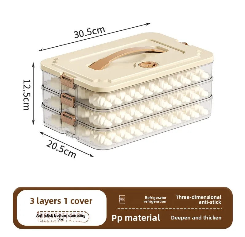Multi-Layer Dumpling Freezer Box