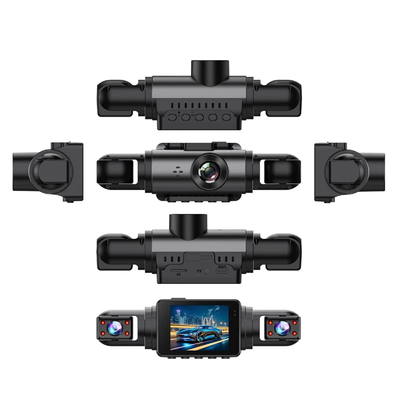 📹 4-Camera Dash Cam