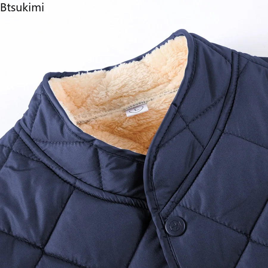 Men's Stand Collar Padded Jacket