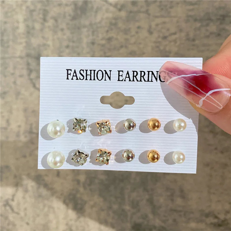 Earrings Set Butterfly Acrylic