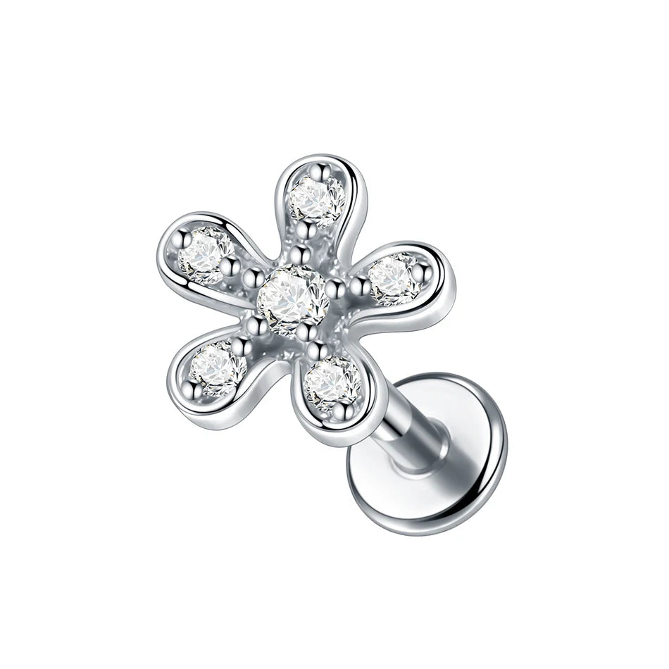 Steel Helix Piercing Stud (16G, 1 Pc)