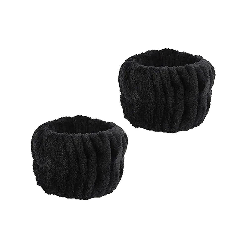 Spa Headband & Wristbands – 3 Pcs