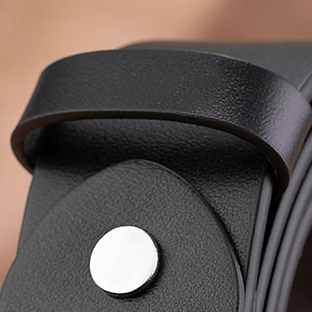 Retro Leather Dress Belt