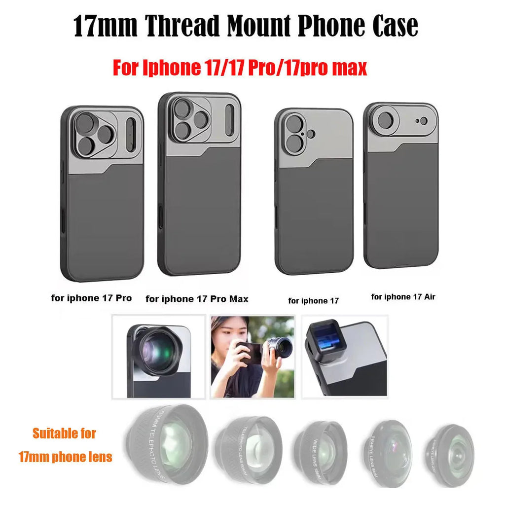 📸 Mini Vlog 17MM Lens Mount Phone Case