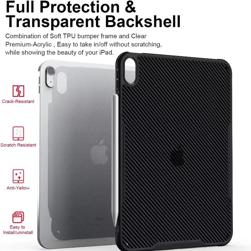 🖤 Carbon Fiber iPad Case