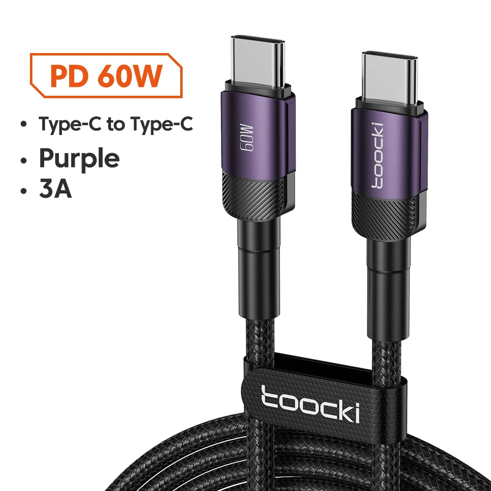 ⚡ Toocki 100W USB-C Fast Charging Cable