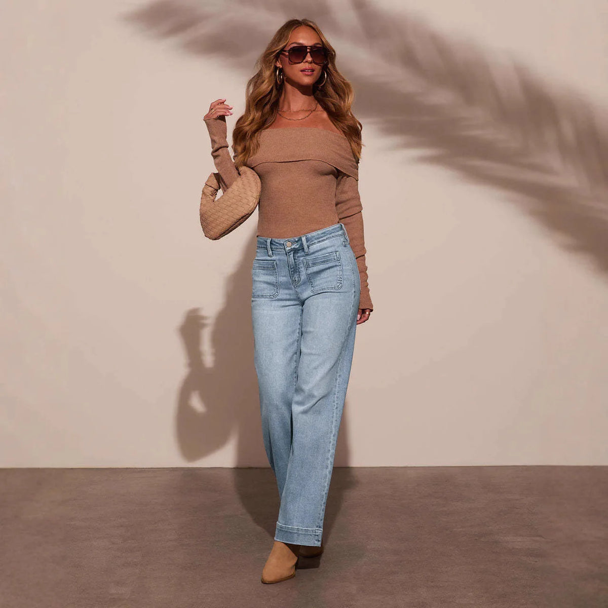 Super Stretch Patchwork Jeans