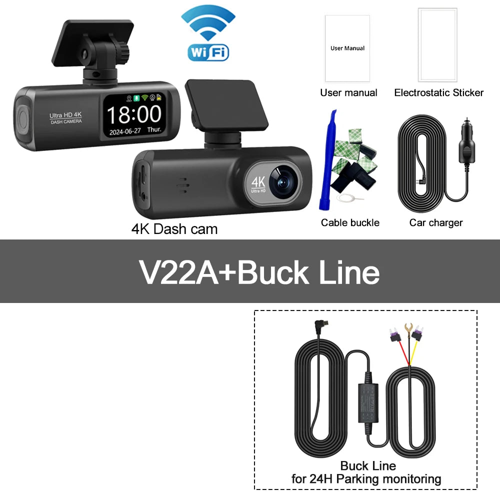 ⭐ Soam 4K Dual Dash Cam