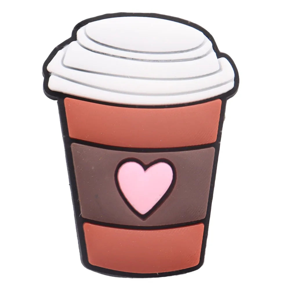 Coffee & Drink Shoe Charms