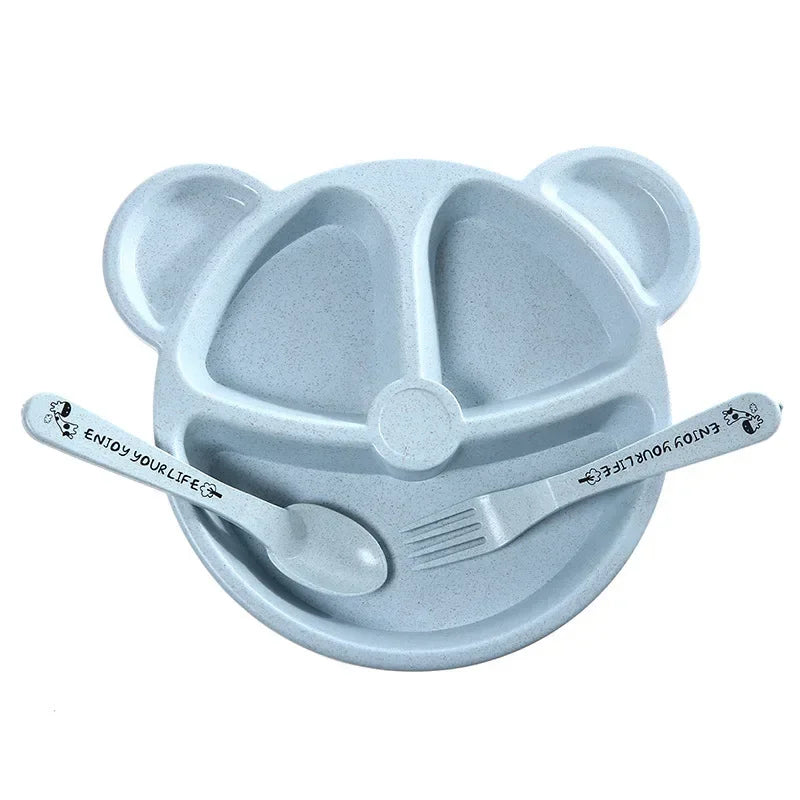 🍽️ Baby Bear Feeding Tableware Set