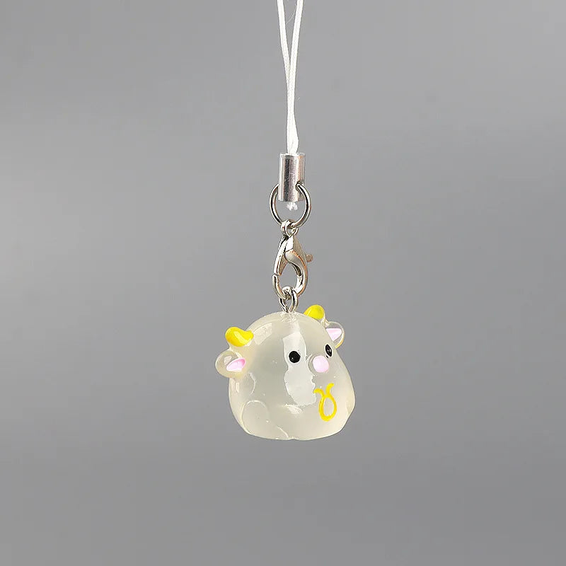 Glow-in-the-Dark Zodiac Keychain