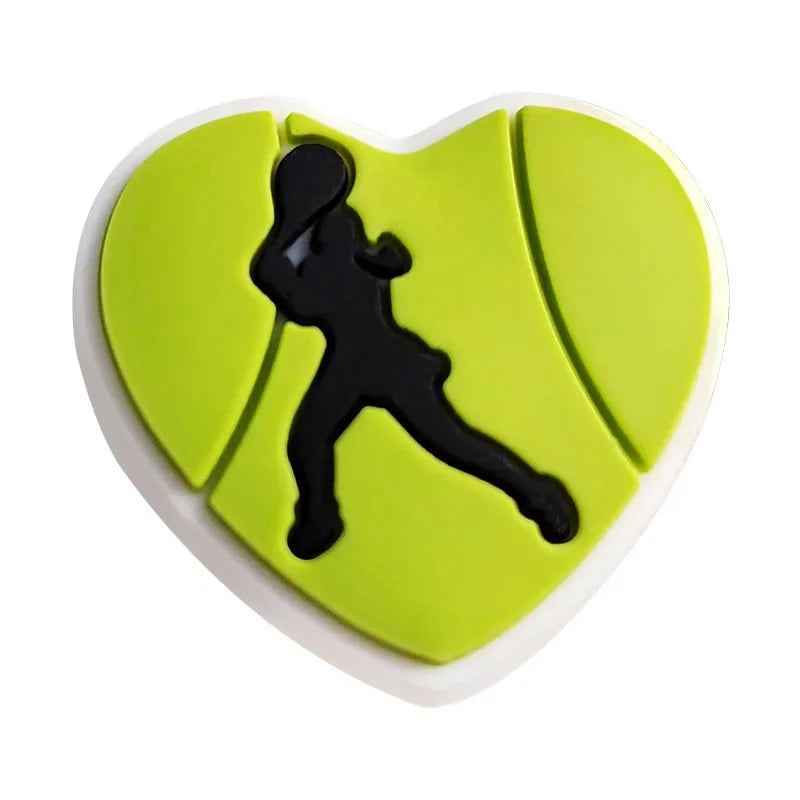 Tennis & Love Shoe Charms