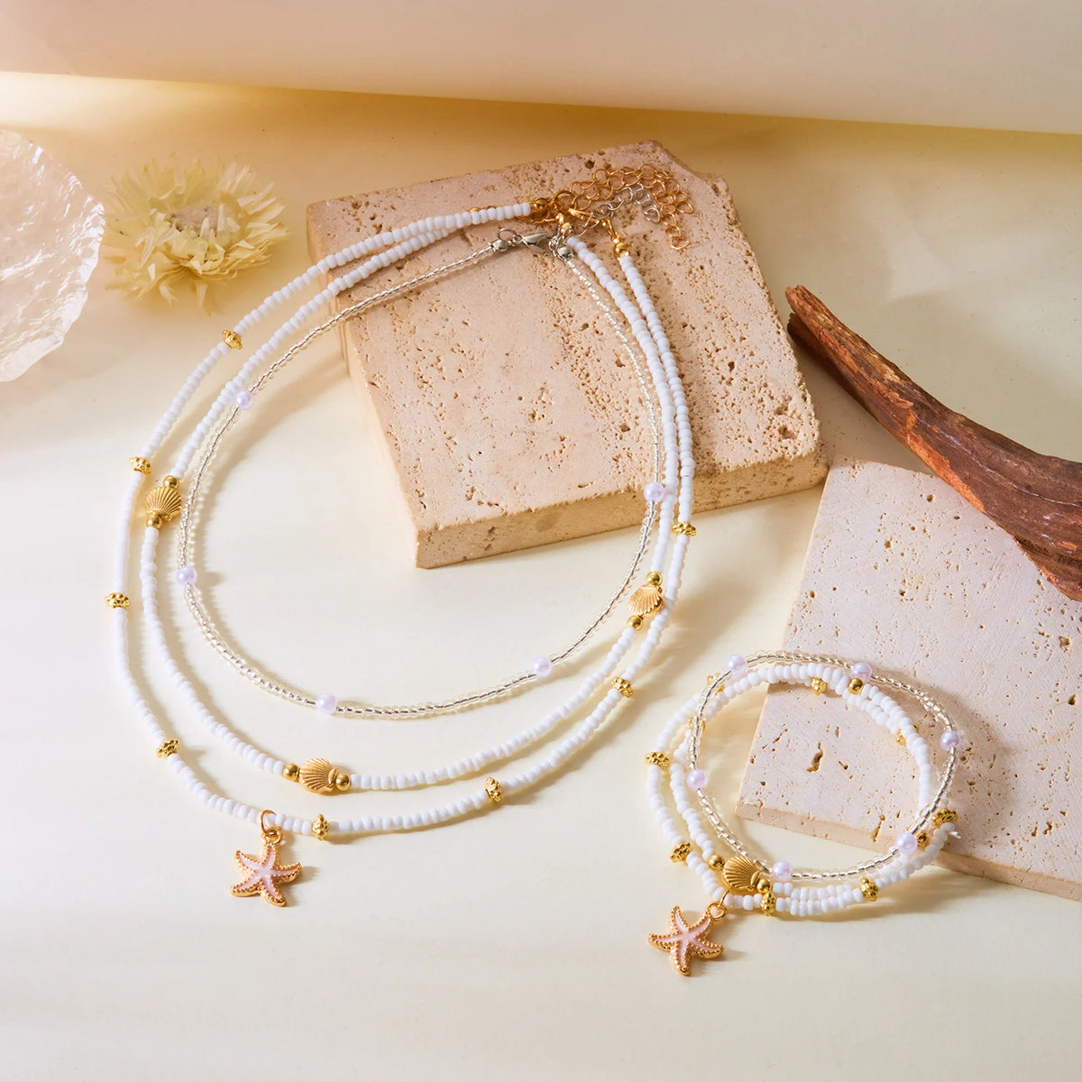 Handmade Shell & Starfish Anklet