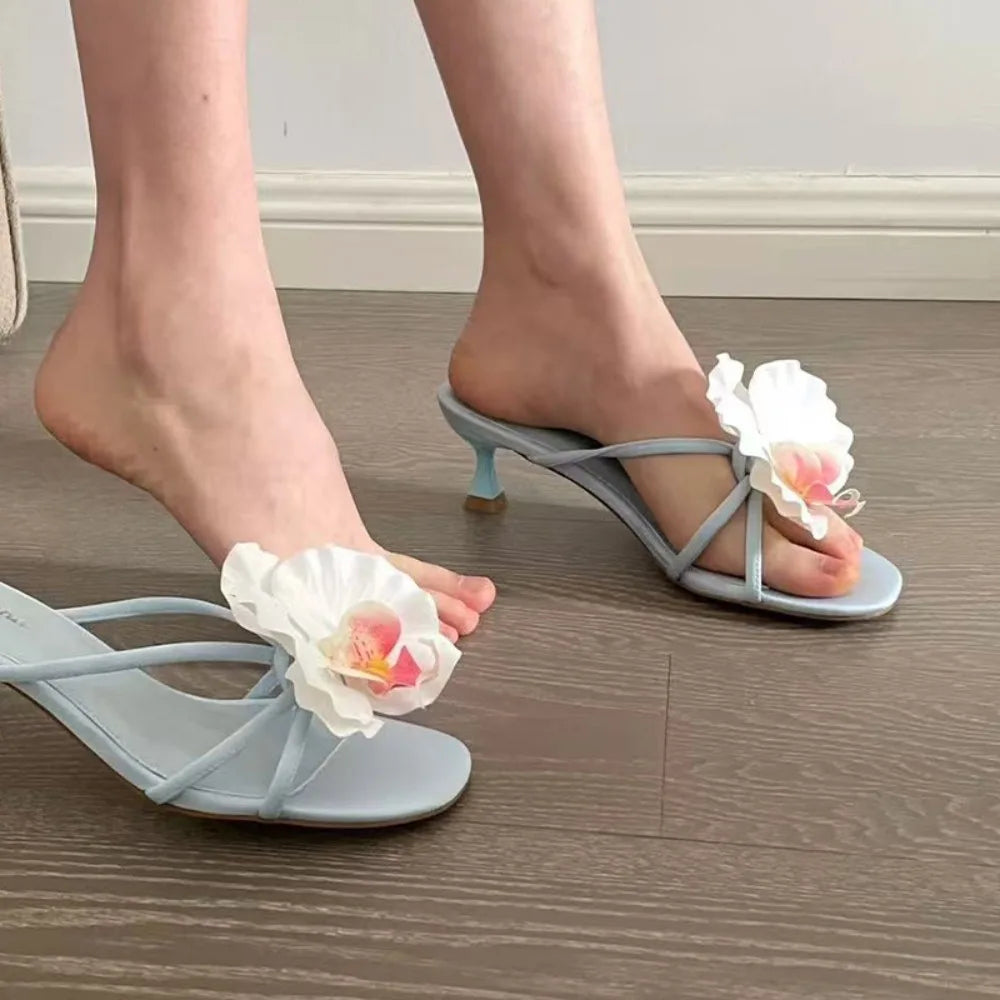 Butterfly Flower Shoe Buckle Clips