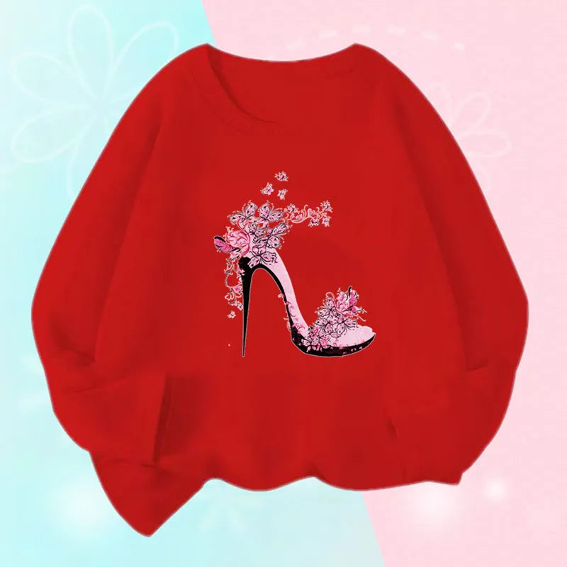 Kids Bow Print Long Sleeve T-Shirt