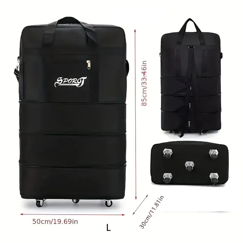 Foldable Rolling Travel Duffel
