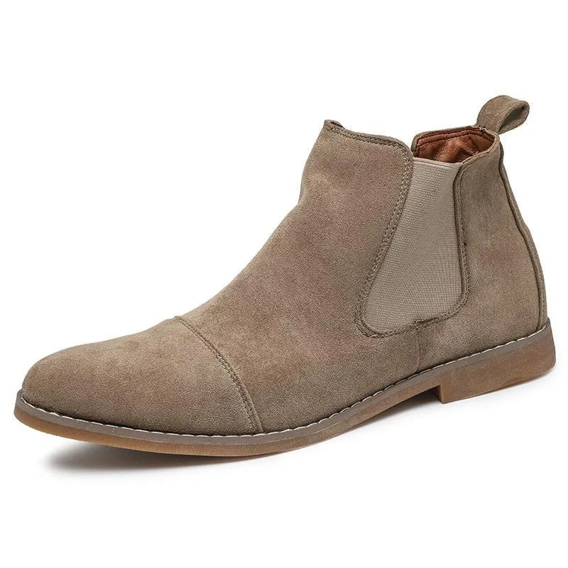 Men's Suede Chelsea Boots