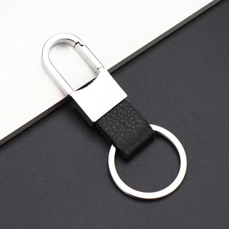 Leather Belt Clip Keychain