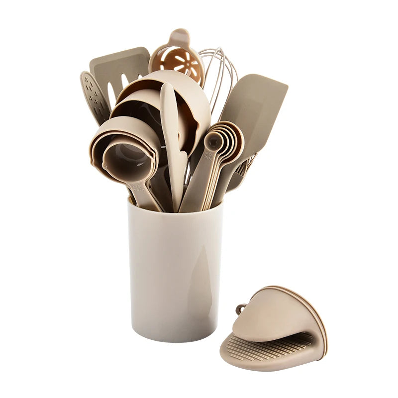 21-Piece Silicone Kitchen Utensil Set