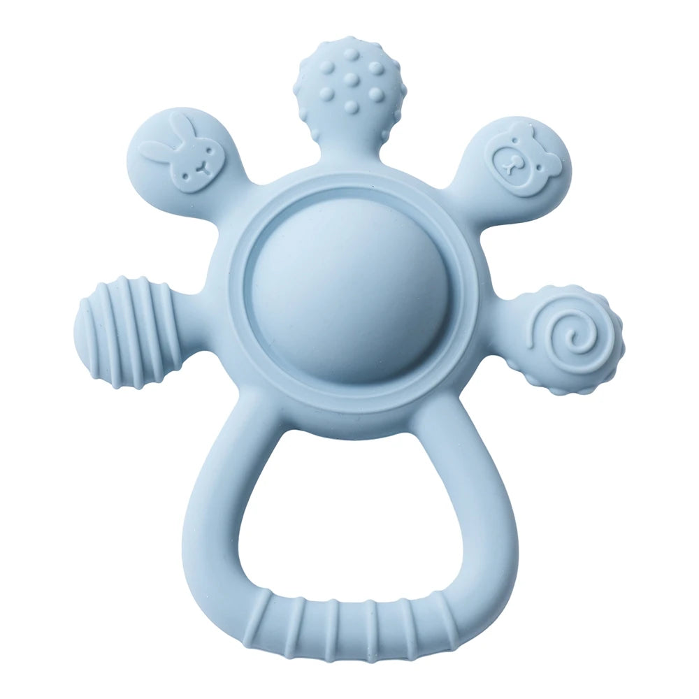 BPA-Free Silicone Teether Rattle