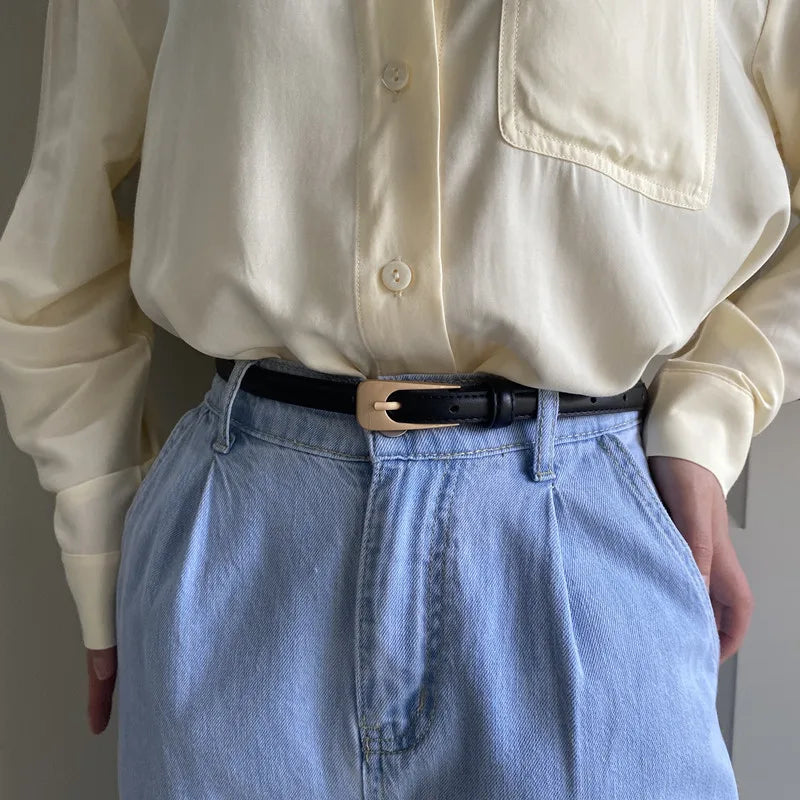 Women's Thin Decorative Belt
