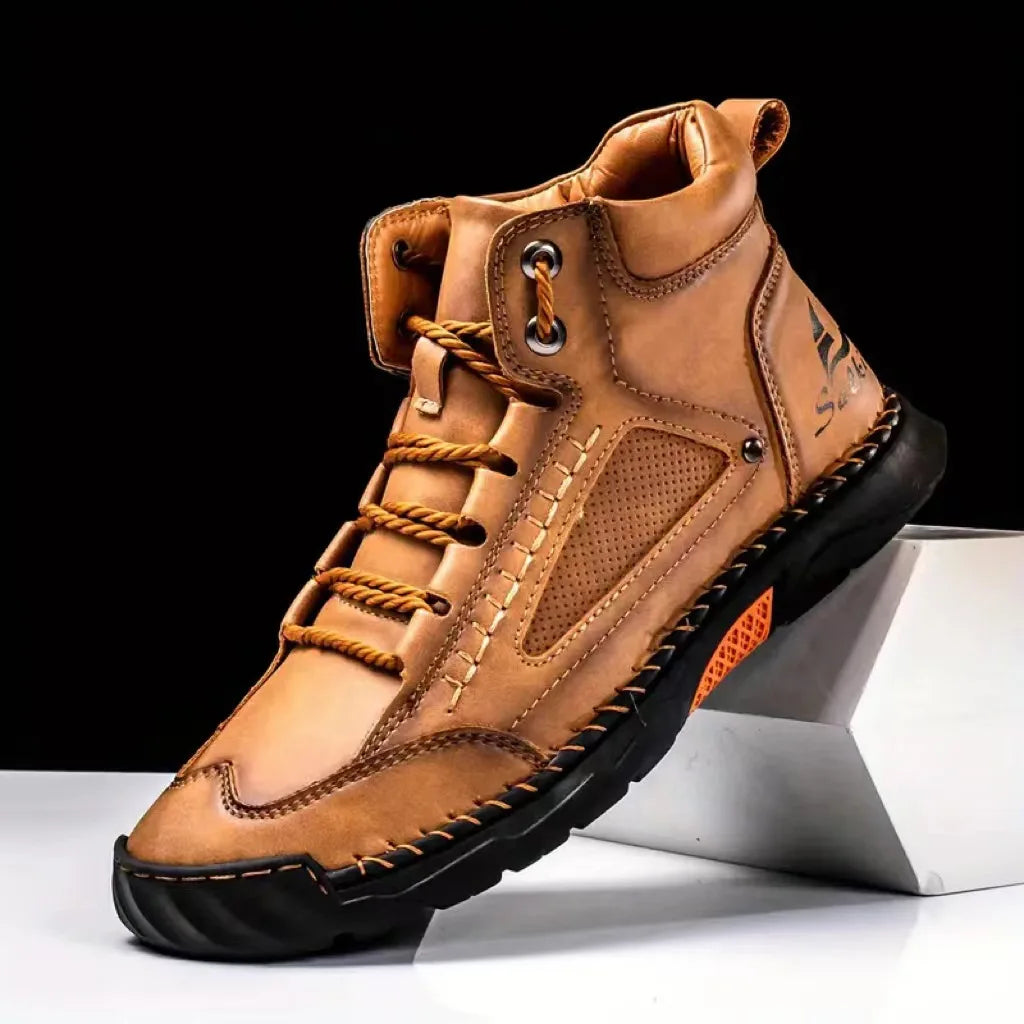 Men's Handmade Leather Ankle Boots