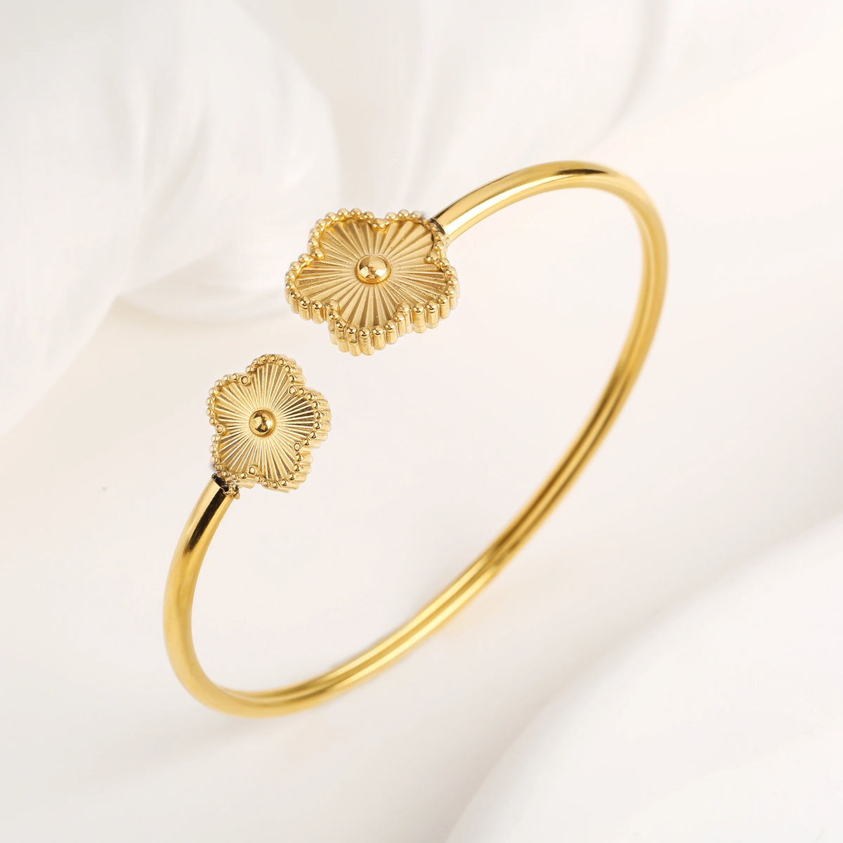 🍀 Lucky Clover Flower Jewelry Set