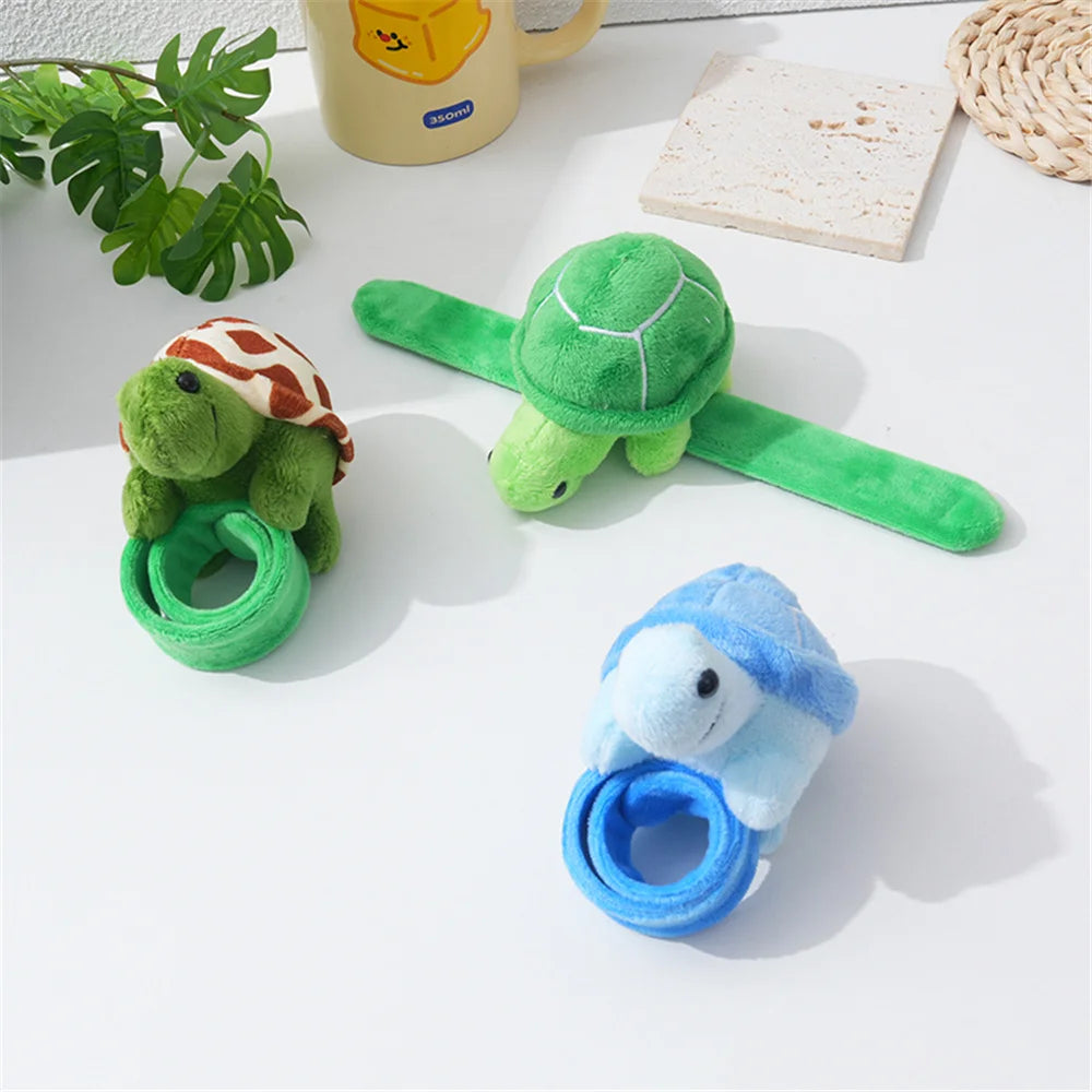 Mini Turtle Plush Slap Bracelet
