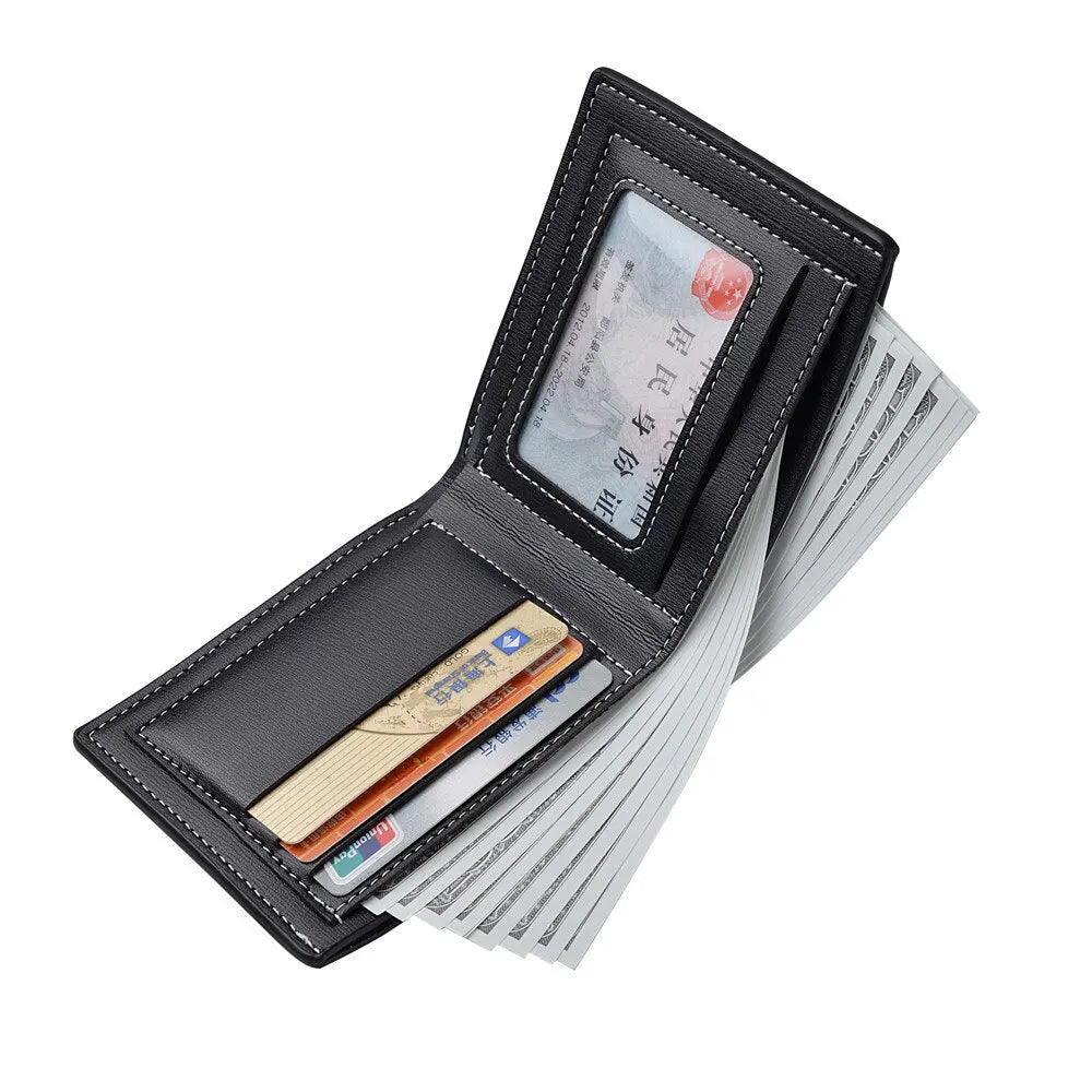 Men's Slim PU Leather Wallet